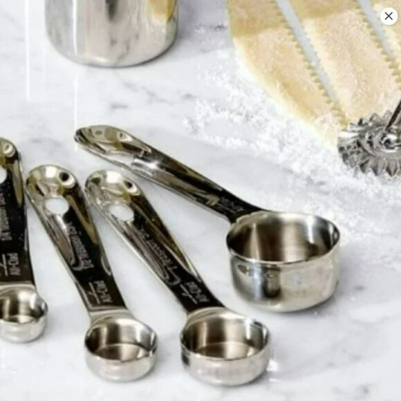 NWT All-Clad Stainless-Steel Measuring Spoons - Picture 2 of 5